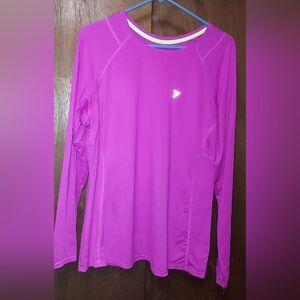 Old Navy Pink Long Sleeve Athletic Top